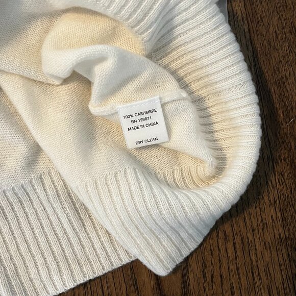 Naked Cashemere Jemma Ecru Polo Sweater - Picture 3 of 6